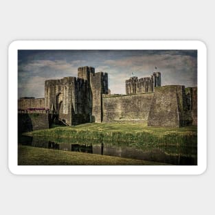 The Gatehouse At Caerphilly Castle Sticker